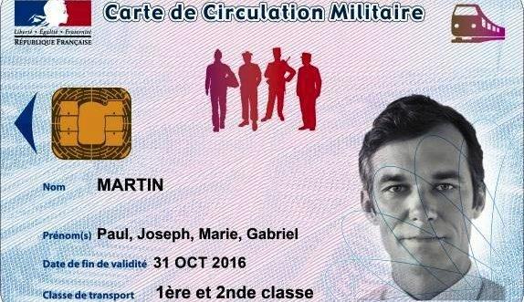 Carte circulation militaire