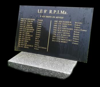 Stele morts en service